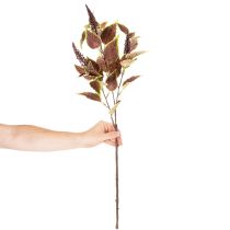 Produkt Sztuczny koleus z czerwonymi liśćmi, roślina sztuczna, 20 cm
