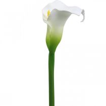 Sztuczna Calla Biała Dekoracje Ślubne Kwiat Jedwabiu Rocznica L72cm