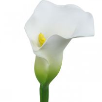 Sztuczna Calla Biała Dekoracje Ślubne Kwiat Jedwabiu Rocznica L72cm