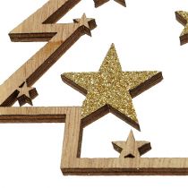 Produkt Różne wieszaki świąteczne. 10cm z brokatem 12 szt