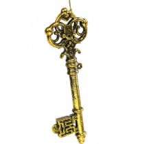 Ozdoby choinkowe klucz deco złoty W14,5cm 12szt