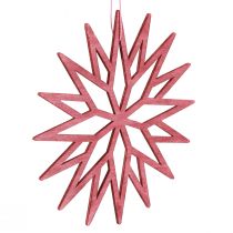 Produkt Ozdoba choinkowa płatki śniegu dekoracja drewniana Jagoda 15cm 8 szt