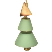 Produkt Ozdoby choinkowe, choinka do powieszenia, kolor bożonarodzeniowy zielony/naturalny wys. 10 cm dł. 24 cm 4 szt.