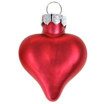 Produkt Ozdoby choinkowe serduszka czerwone 3cm 22 szt
