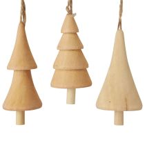 Produkt Ozdoby choinkowe jodła drewniana, zawieszka drewniana naturalna 7-8cm 12 sztuk