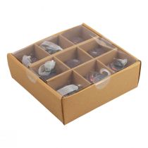 Produkt Ozdoby choinkowe vintage Ozdoby świąteczne szklane Ø5cm 9szt