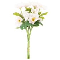 Produkt Sztuczny bukiet róż świątecznych, bukiet świąteczny, 35cm, 6 sztuk