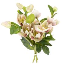 Produkt Sztuczna dekoracja kwiatowa w kształcie róży bożonarodzeniowej, bukiet 30 cm, 4 sztuki