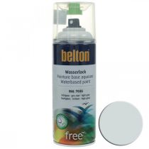 Produkt Bezbeltonowa farba wodna w sprayu szary wysoki połysk w sprayu jasnoszary 400ml
