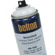 Produkt Bezbeltonowa farba wodna w sprayu szary wysoki połysk w sprayu jasnoszary 400ml