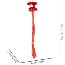 Produkt Suszone kwiaty Craspedii, barwione, z długimi łodygami, 55 cm, 20 sztuk