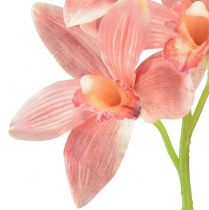 Produkt Orchidea Cymbidium sztuczna 5 kwiatów brzoskwinia 65cm