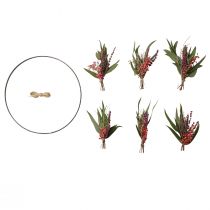 Produkt Wianek z suszonych kwiatów, lawenda, dekoracja DIY, Ø30 cm – kreatywny zestaw DIY