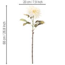Produkt Sztuczny kwiat dalia do wazonu 68 cm