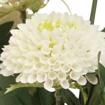 Produkt Dalia kwiaty dekoracyjne kwiaty sztuczne biały kwiat L64cm 3 szt