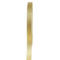 Wstążka dekoracyjna złota 6mm 22,5m
