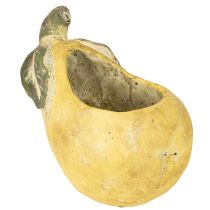 Produkt Doniczka betonowa w kształcie gruszki, dekoracja jesienna, 19×12,5×15,5 cm