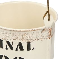 Produkt Ozdobny uchwyt do wiadra &quot;Oryginalny 1982&quot; kremowy Ø12/10cm 2×2-zestaw