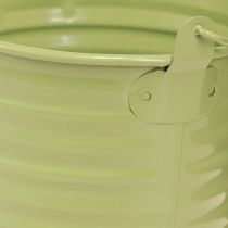 Produkt Dekoracyjne wiadro metalowy uchwyt do doniczki 4 kolory Ø11cm 8 szt