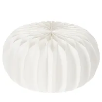 Produkt Obrączka papierowa w kształcie plastra miodu, dynia, okrągła, duża, do suszonych kwiatów i jesiennych dekoracji, 24 cm, 4 szt.