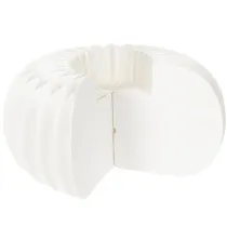 Produkt Obrączka papierowa w kształcie plastra miodu, dynia, okrągła, duża, do suszonych kwiatów i jesiennych dekoracji, 24 cm, 4 szt.