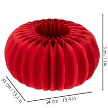 Produkt Papier dekoracyjny w kształcie dyni w kształcie plastra miodu 34cm 2 szt.