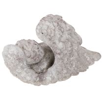 Produkt Aniołek dekoracyjny śpiący ze skrzydłami figurka anioła na grób 22,5cm