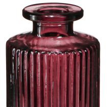 Produkt Ozdobne butelki szklane retro mini wazony Berry W13cm 6 szt