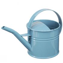 Produkt Dekoracyjna konewka doniczka niebieska metalowa 28x13x17cm 1,25l