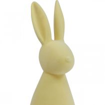 Deco Bunny Deco Easter Bunny Flokowany Żółty W47cm