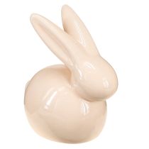 Produkt Dekoracyjny królik, żółty, zielony, brązowy, nowoczesna ceramiczna figurka na Wielkanoc, 8,5 cm, 3 sztuki