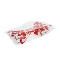 Produkt Dekoracyjne serca z myszkami na patyku czerwone 12 szt