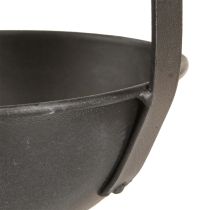 Produkt Doniczka dekoracyjna, antracytowa, wisząca, Ø16,5 cm, 2 sztuki