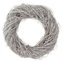 Produkt Wieniec dekoracyjny duże gałęzie wiązu biało-szaro myte Ø50cm