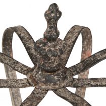 Produkt Dekoracyjna korona antyczny wygląd metalowa dekoracja rdza Ø19,5cm H22cm