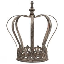 Produkt Dekoracyjna korona antyczny wygląd metalowa dekoracja rdza Ø19,5cm H22cm