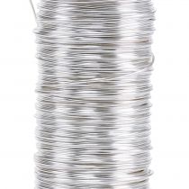 Produkt Drut dekoracyjny emaliowany srebrny Ø0,50mm 50m 100g