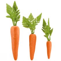 Produkt Marchew dekoracyjna Marchew flokowana wys. 27cm–37cm w zestawie 6 szt