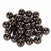 Produkt Koraliki dekoracyjne antracyt metalik 14mm 35 szt