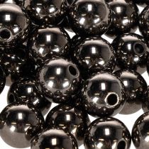 Produkt Koraliki dekoracyjne antracyt metalik 14mm 35 szt