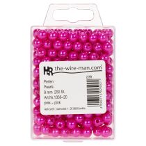 Produkt Koraliki ozdobne różowe, Ø8mm, 250 sztuk