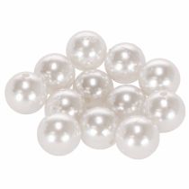 Produkt Koraliki dekoracyjne białe Ø20mm 12 szt