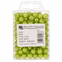 Produkt Koraliki dekoracyjne Ø10mm zielone 115 sztuk