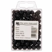 Produkt Koraliki ozdobne Ø10mm czarne 115 szt