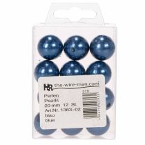 Produkt Koraliki ozdobne Ø2cm niebieskie 12 szt