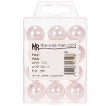 Produkt Koraliki ozdobne Ø2cm różowe 12 szt
