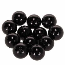 Produkt Koraliki ozdobne Ø2cm czarne 12 szt