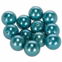 Produkt Koraliki ozdobne Ø2cm turkusowe 12 szt