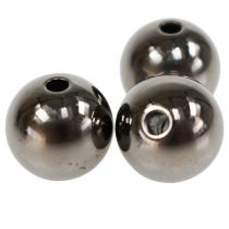 Produkt Koraliki dekoracyjne antracyt metalik 14mm 35 szt