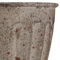 Produkt Dekoracyjna donica na trofea w kolorze antycznym, szaro-brązowa, Ø13cm W19cm